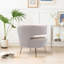 Fauteuil demi-tonneau en polyester 26,5 po Amatallah-80827595