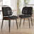 PU Leather Upholstered Dining Chairs With Stitched Detailing And Soft Padding - Perfect Side Chairs For Dining Rooms, Kitchens, And Living Rooms.-1779299459-1779299461