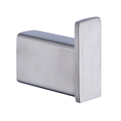 Twist Collection Bathroom Accessories Wall Mounted Towel Robe Hook - Brushed Nickel