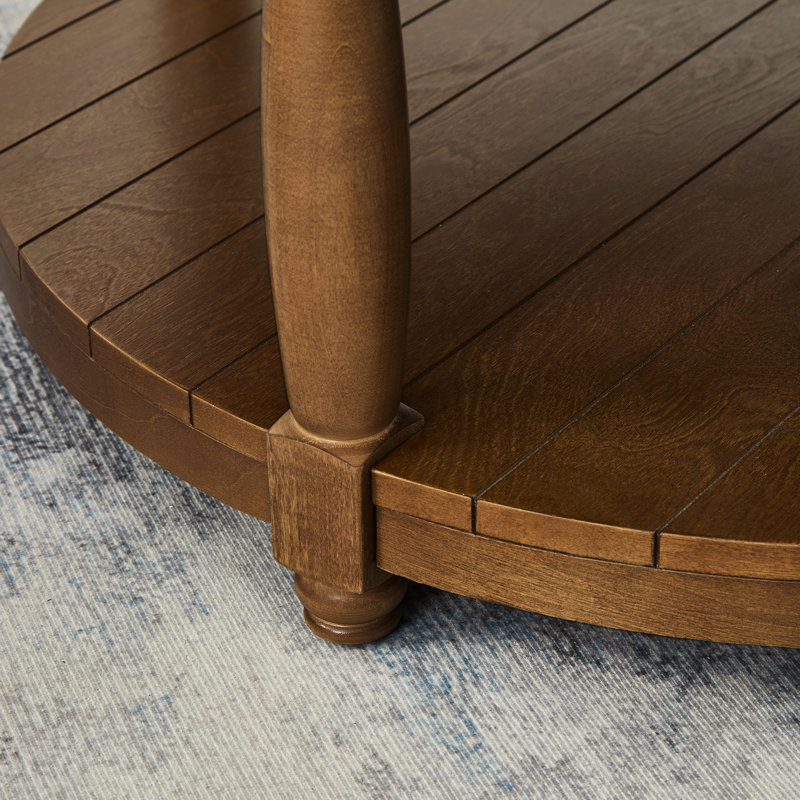 Large Upholstered Footrest, Classic Linen Color, 300 - Pound Support Round Footrest , Solid Wood Construction, Easy 5 Minute Assembly
