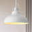 White Pendant Lights Kitchen Island 2 Pack,Dome Pendant Light, Farmhouse Pendant Light Island Pendant Light for Kitchen, Restaurants, Cafes-1582038918
