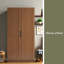 Armoire de cuisine 62,99 po, buffet autoportant en noyer avec portes et tablettes, armoire de rangement pour cuisine, salon et salle à manger