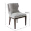 Chaise d'appoint Hutton (ensemble de 2)