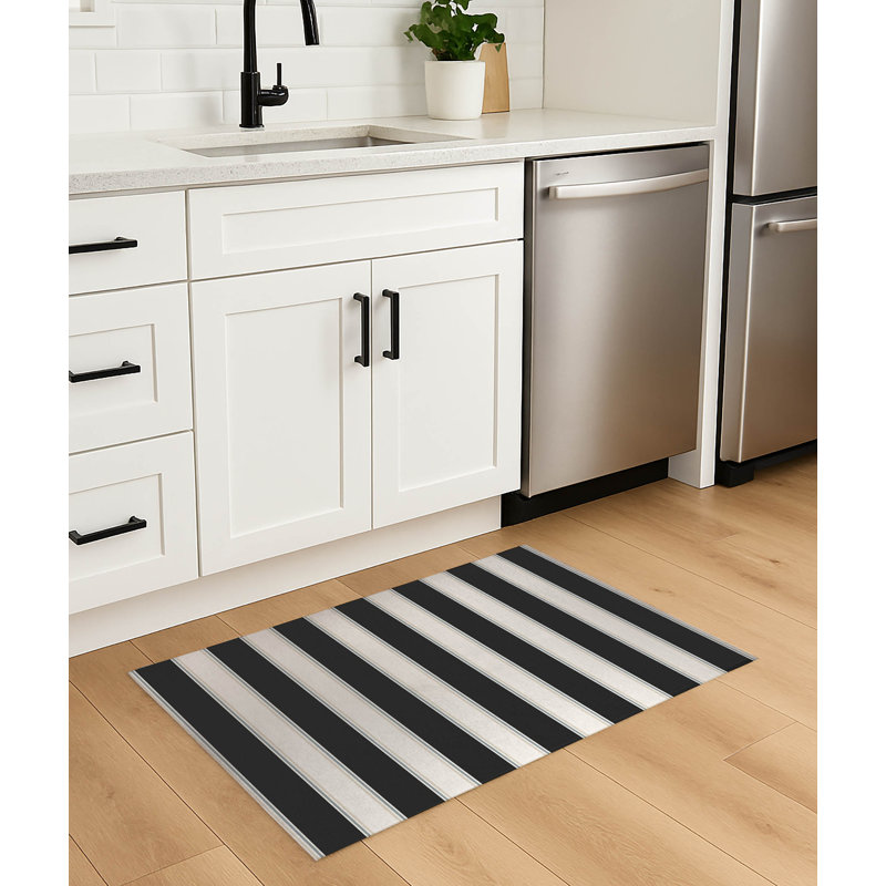 Tapis de cuisine Cabana, Gris anthracite, Rectangulaire 2 pi x 3 pi