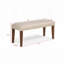 Banc rembourré