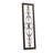 Metal Ornate Scroll Brown Wall Decor with Black Frame