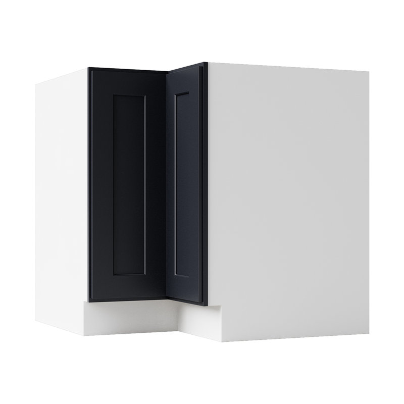 Armoire Base Lazy Susan, L 36 po x H 34,5 po x P 24 po, Noir Shaker