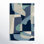 Gaye Teal Navy Beige Hand-Tufted Geometric Rug
