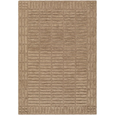 Wright Hand-Tufted Geometric Wool Rug