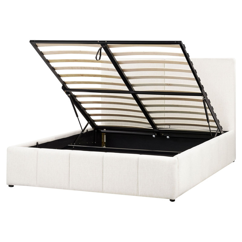 Ottoman Bed Fabric CASTELNAVET, Black/White, European Kingsize (160 x 200 cm)