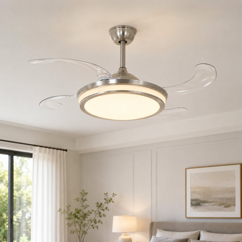 Ventilateur de plafond 42 po avec lumières DEL Tejal