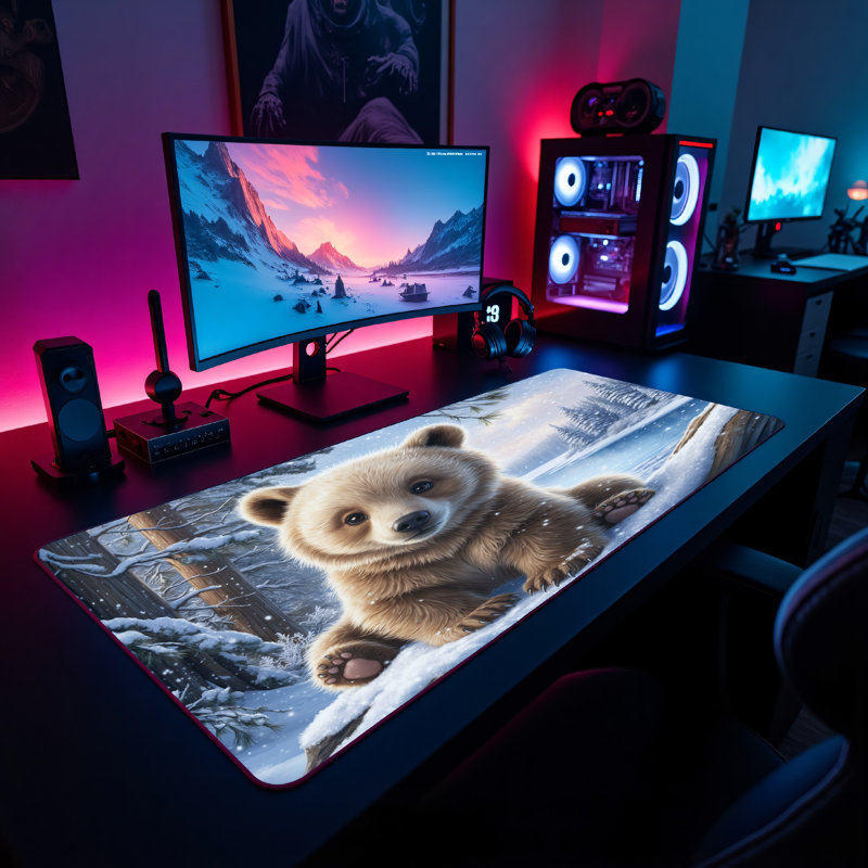 Polyester Desk Pad, 23.6x13.8
