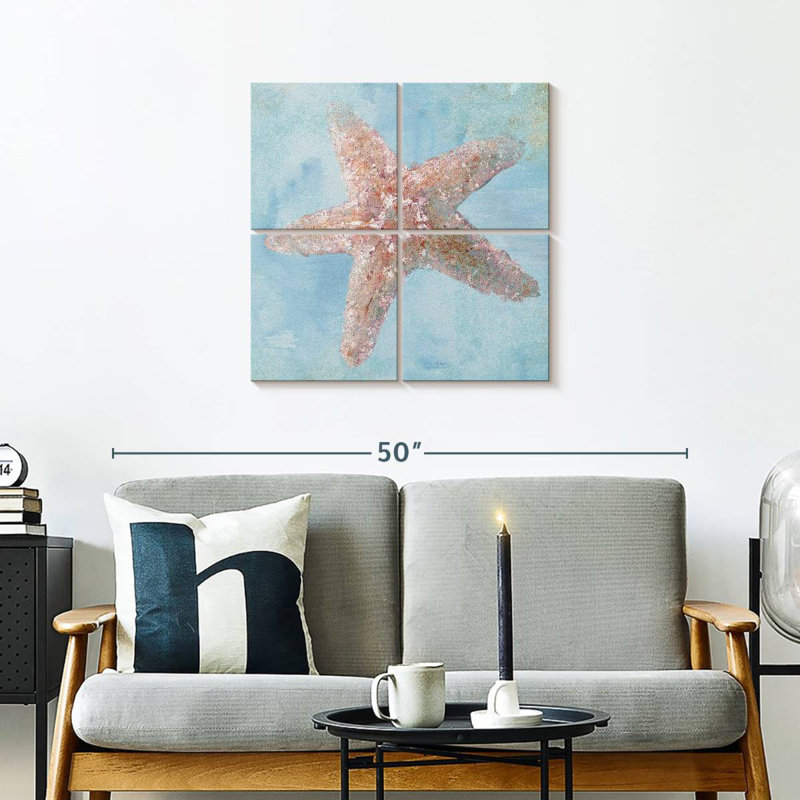 Brampt Treasures From The Sea VI, H 26 po x l 26 po