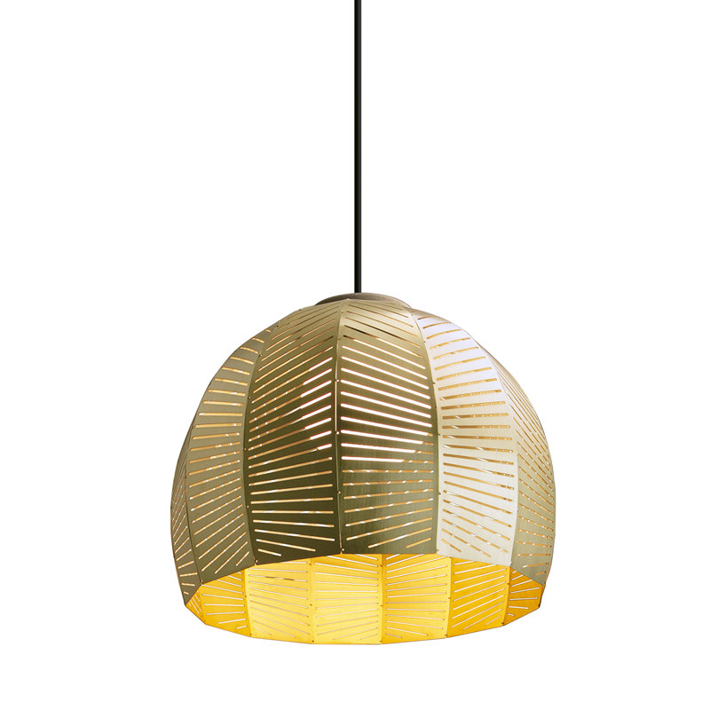 Amicus 1 - Light Pendant, 2700K - Warm White LED, 17.75" H x 21" W x 21" D, White Washed Oak Finish