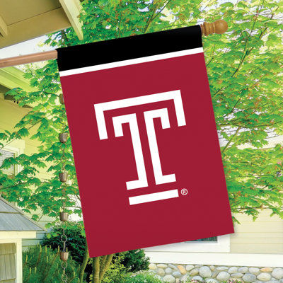 Temple University NCAA Licensed House Flag