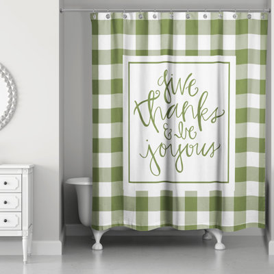 Ruger Geometric Shower Curtain
