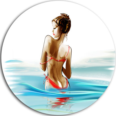 " Woman In Bikini "