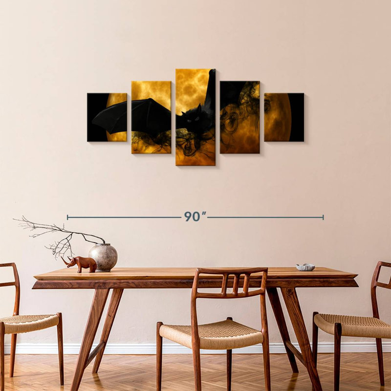 Demon Bat, 34" H x 74" W