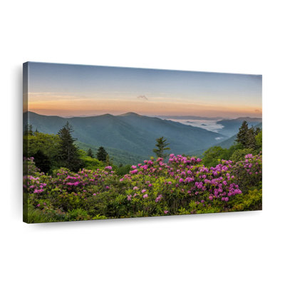 Blue Ridge Mountains View Canvas Print