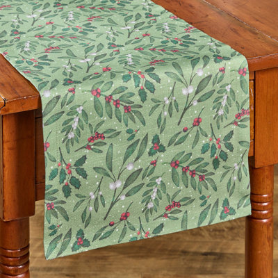  Chemin de table 13 po x 36 po Under The Mistletoe