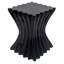 Table d'appoint d'extérieur, table de bout Wave Design, table d'appoint décorative, tabouret de jardin en béton léger pour patio