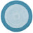 Mcclellan Hand Woven Wool/Cotton Rug in Teal/Ivory-1135108046