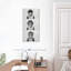 Three Wise Monkeys BW sur impression sur toile-813759432
