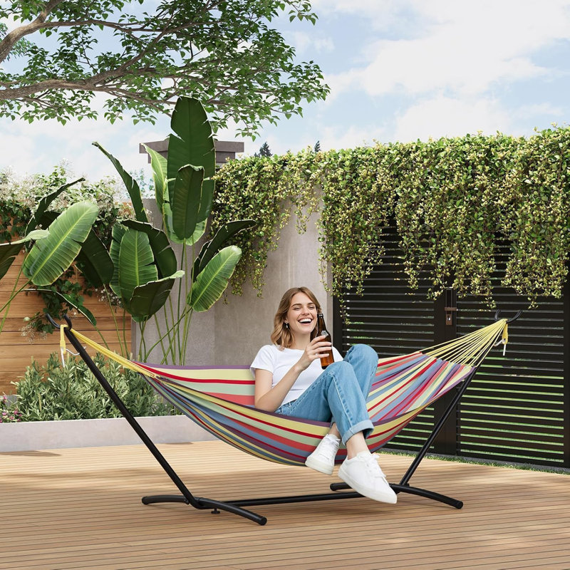 Steel Standard Hammock Stand, Yellow