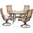 Alejando 5 Piece Round Dining Set