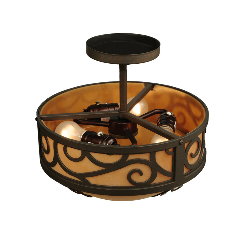 Lilliana 3 - Light Semi Flush Mount
