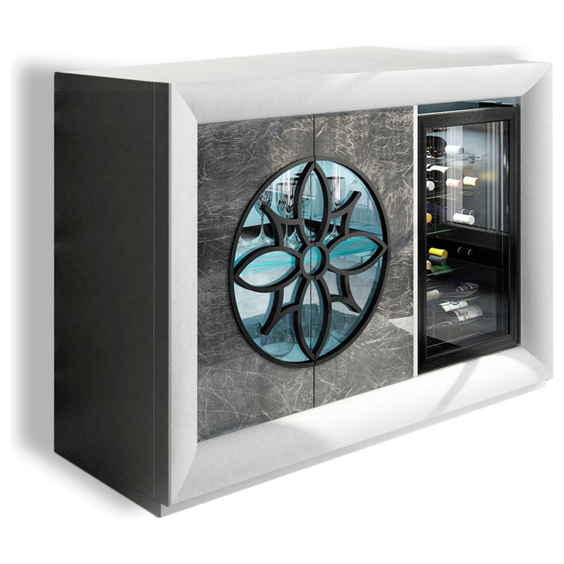 Saphire 64.9'' Bar Cabinet, High Gloss