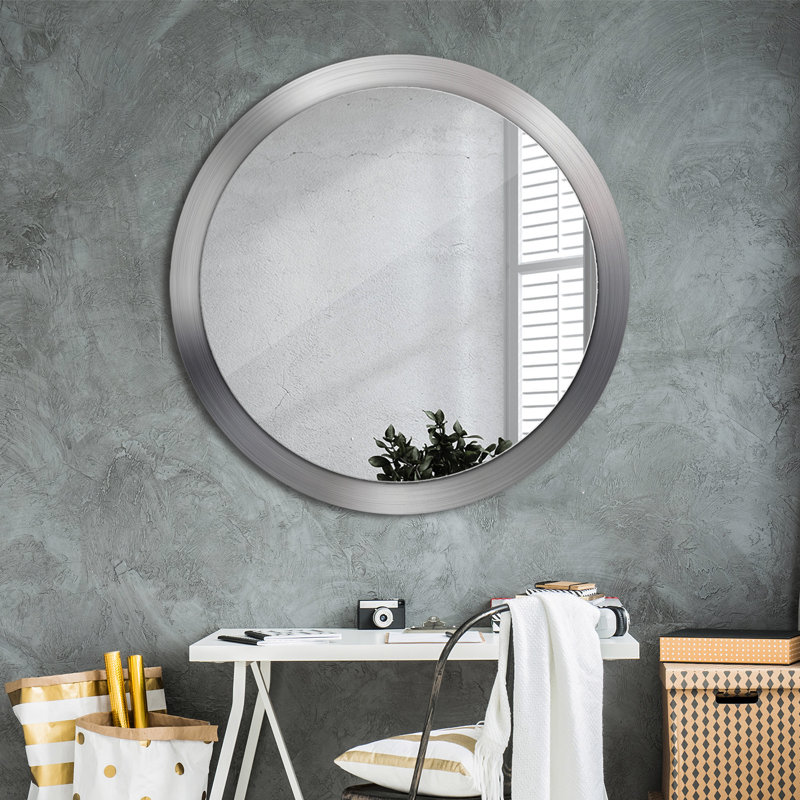 Huldar Glass Flat Wall Mirror