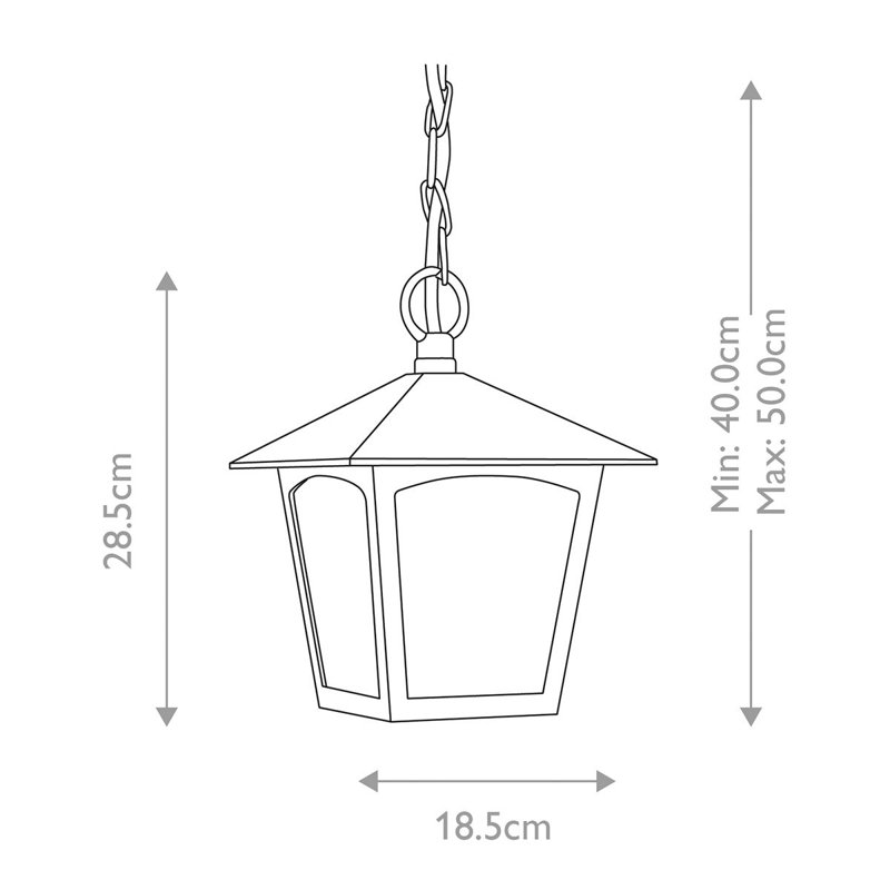 Valentina Outdoor Hanging Lantern