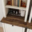 Ensemble de bureau 3 pièces, bureau d'ordinateur avec 2 bibliothèques-1423900798