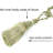 Chassi Rayon Adjustable 23.6" Curtain Tieback-1407459374