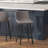 Brandy Upholstered Faux Leather Counter Stool with Iron Frame-88725375