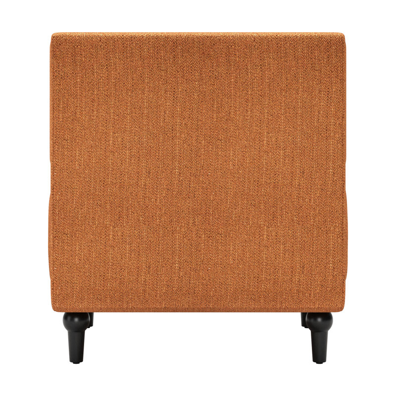 Fauteuil central Malben brun
