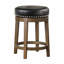 Tabouret pivotant et court en bois massif Hassanah-160697596-177031226