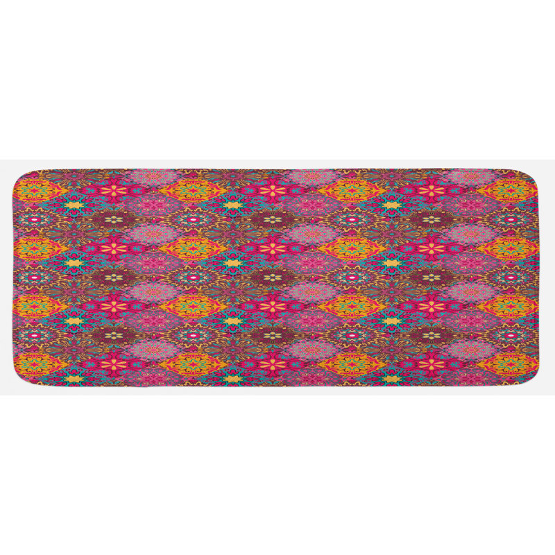 Eclectic Synthetic Kitchen Mat