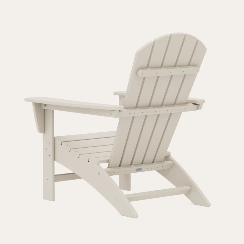 POLYWOOD Nautical Adirondack Chair, Sand