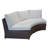 Hobbs 84.65'' Powder Coated Aluminum Outdoor Patio Sectional