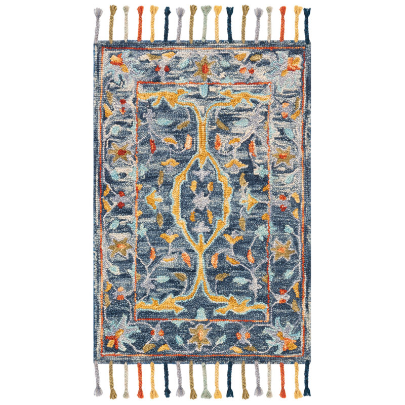 Vahakn Hand Tufted Wool Oriental Rug, Rectangle 10' x 14'