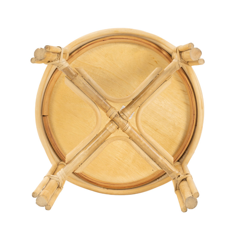 Ensemble de table et chaises pour enfants en rotin naturel Antlia, 3 pièces: table, 2 chaises