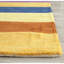 Hossain Striped Handmade Flatweave Wool Yellow/Multi Area Rug-1523823927