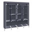 Armoire à vêtements portative 12 tablettes 4 poches latérales-2067514545-2067514544