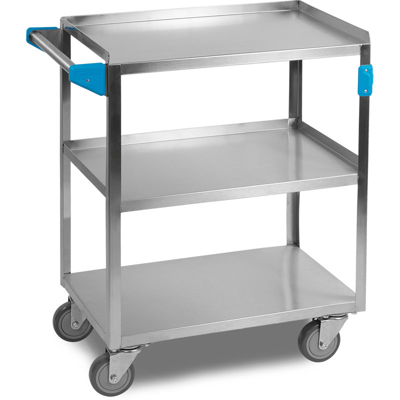Utility Cart with Wheels, 15.5" W x 24" D