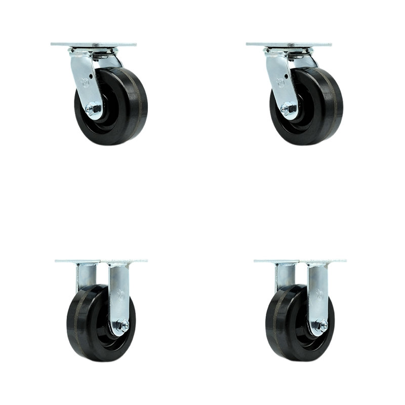 4 Piece Phenolic Caster Set