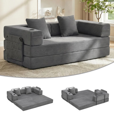 Canapé-lit convertible - Canapé-lit pliable modulaire pour salon, chambre à coucher, studio - Canapé à compression en boîte