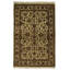 Tapis oriental en laine / coton beige / vert / brun Bedal