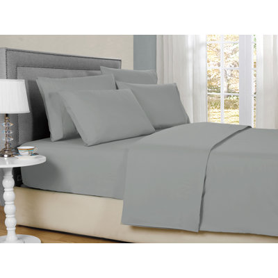 Ensemble de draps en bambou à densité de tissage 1800 fils Bibb Home